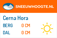 Sneeuwhoogte Cerna Hora